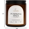image:imagePumpkin amp Spice Scented Candle  7 oz  100 Soy Wax with Cotton Wick  50 Hour Burn  Aromatherapy Candle for Home Cozy Fall Ambience amp Relaxation  Gift for Women amp MenPumpkin  Spice