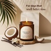 image:imagePumpkin amp Spice Scented Candle  7 oz  100 Soy Wax with Cotton Wick  50 Hour Burn  Aromatherapy Candle for Home Cozy Fall Ambience amp Relaxation  Gift for Women amp MenCoconut  Vanilla