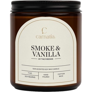 image:imagePumpkin amp Spice Scented Candle  7 oz  100 Soy Wax with Cotton Wick  50 Hour Burn  Aromatherapy Candle for Home Cozy Fall Ambience amp Relaxation  Gift for Women amp MenSmoke  Vanilla